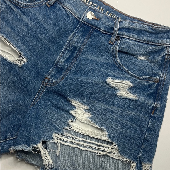 American Eagle Outfitters Distressed Denim Shorts - Picture 3 of 10